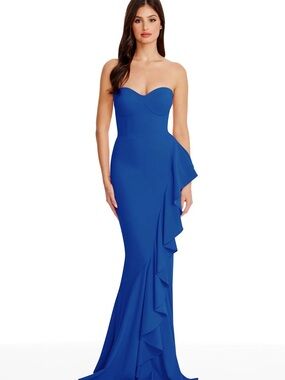 Dress the Population Paris Ruffle Gown XS